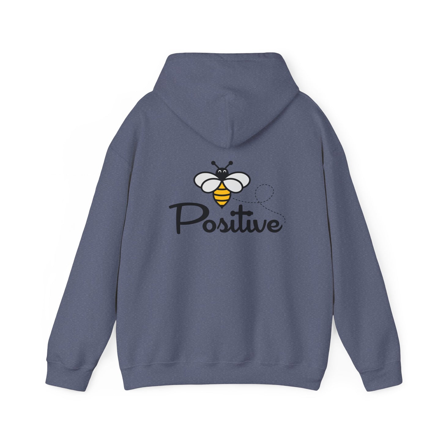 Bee Positive Unisex Hooded Sweatshirt