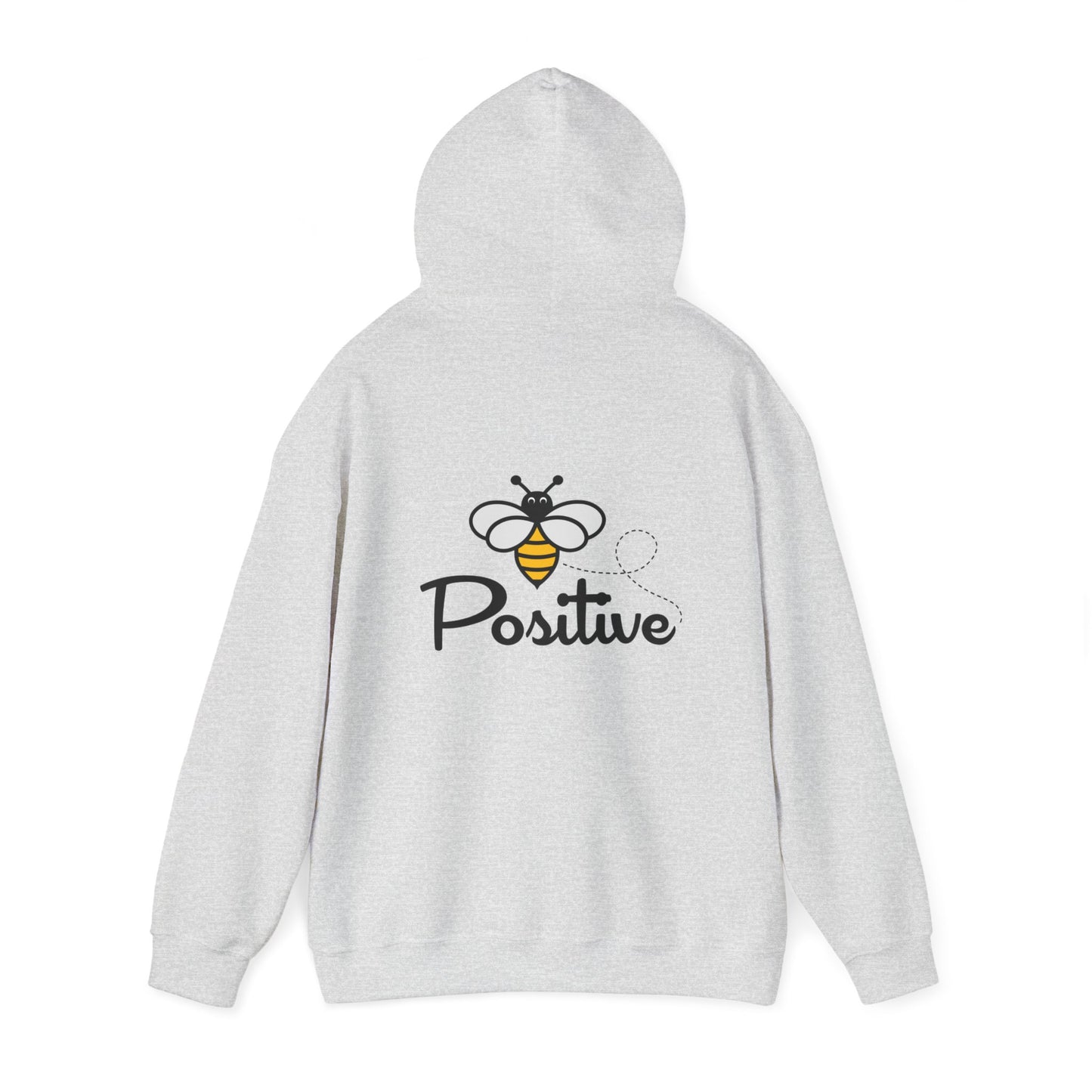 Bee Positive Unisex Hooded Sweatshirt