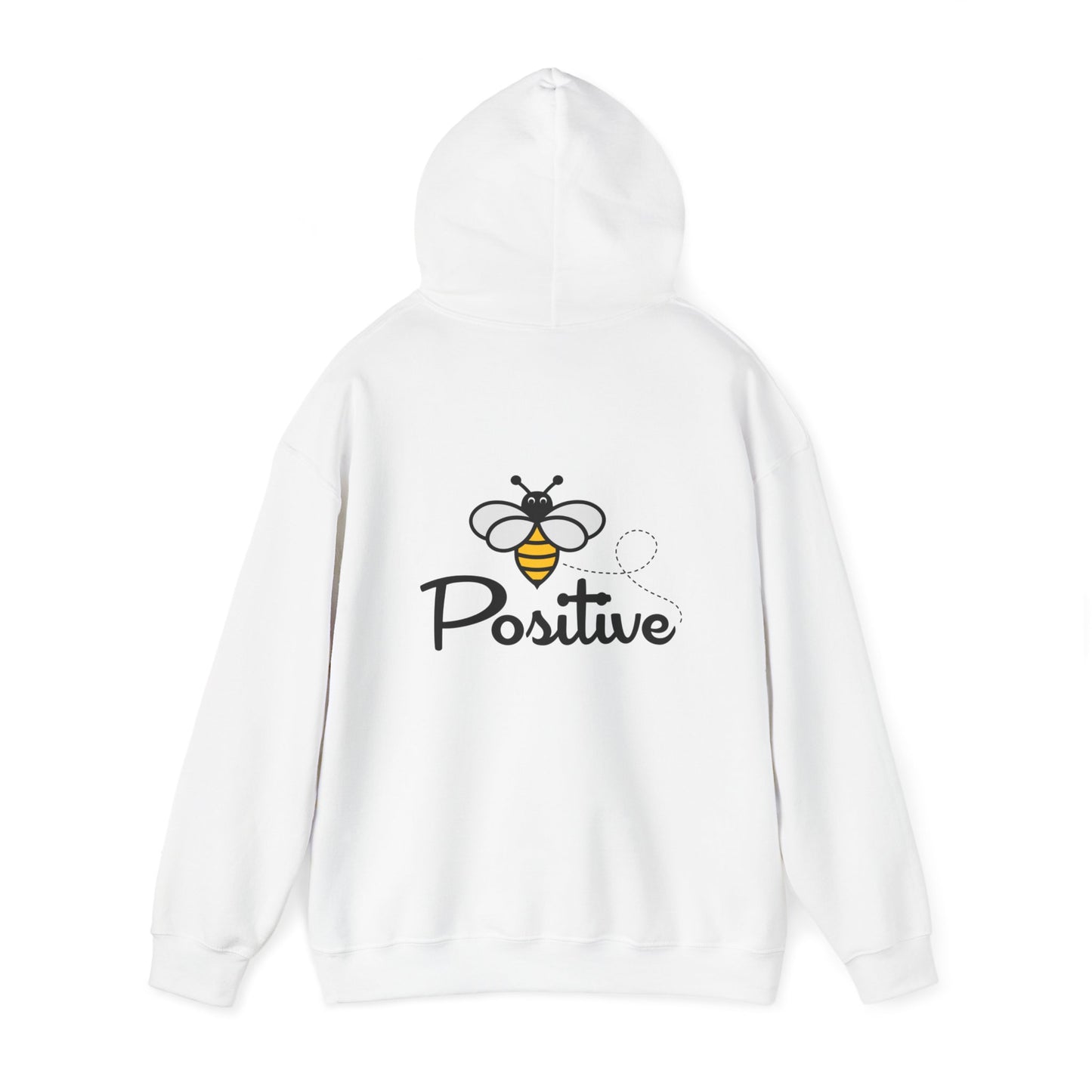 Bee Positive Unisex Hooded Sweatshirt