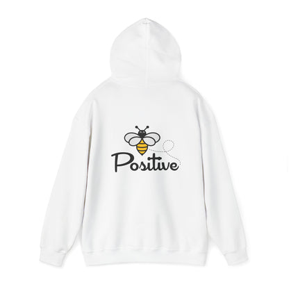 Bee Positive Unisex Hooded Sweatshirt