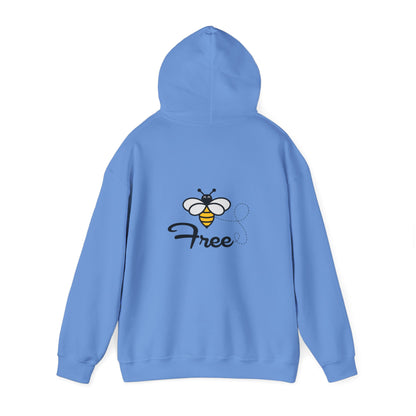 Bee Free Unisex Hooded Sweatshirt