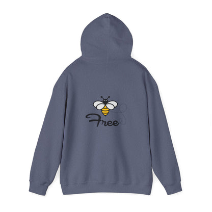 Bee Free Unisex Hooded Sweatshirt