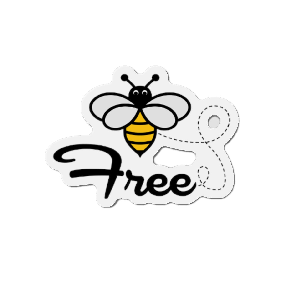 Bee Free Die-Cut Magnets
