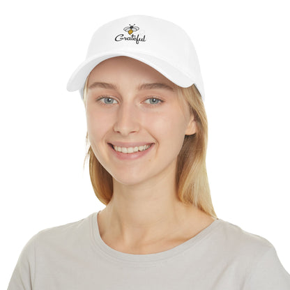 Bee Grateful Low Profile Baseball Cap