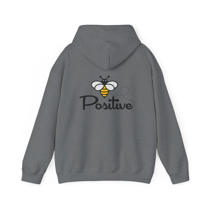Bee Positive Unisex Hooded Sweatshirt