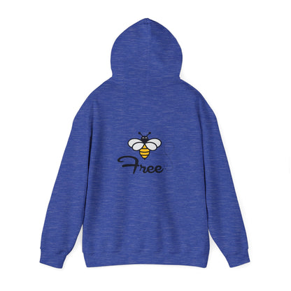Bee Free Unisex Hooded Sweatshirt