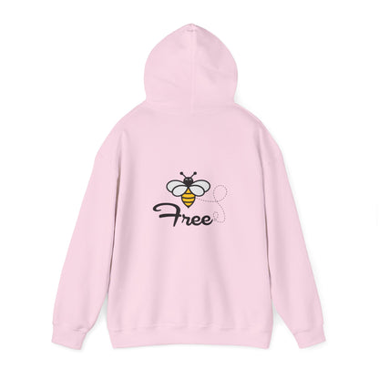 Bee Free Unisex Hooded Sweatshirt