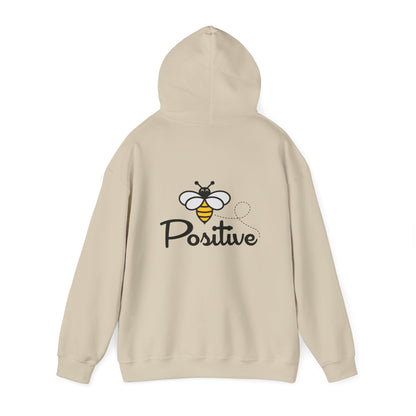 Bee Positive Unisex Hooded Sweatshirt