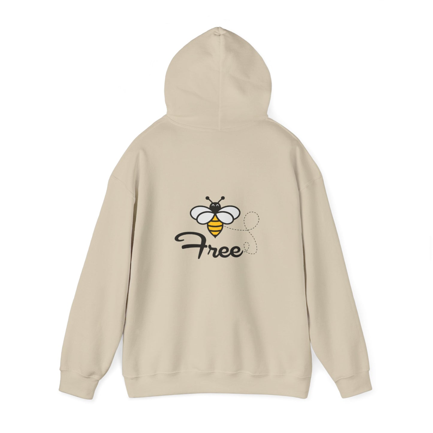 Bee Free Unisex Hooded Sweatshirt