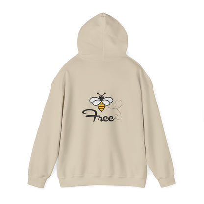 Bee Free Unisex Hooded Sweatshirt