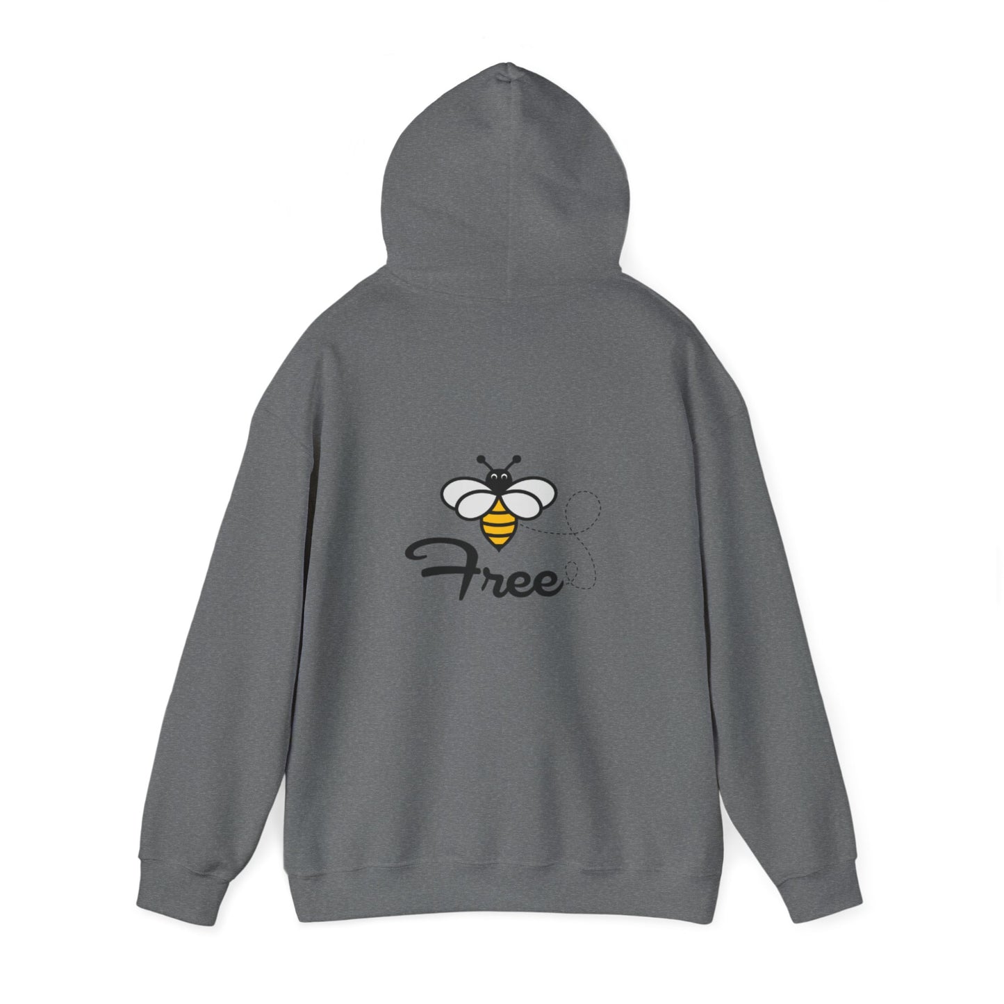 Bee Free Unisex Hooded Sweatshirt