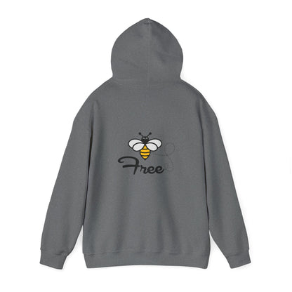 Bee Free Unisex Hooded Sweatshirt