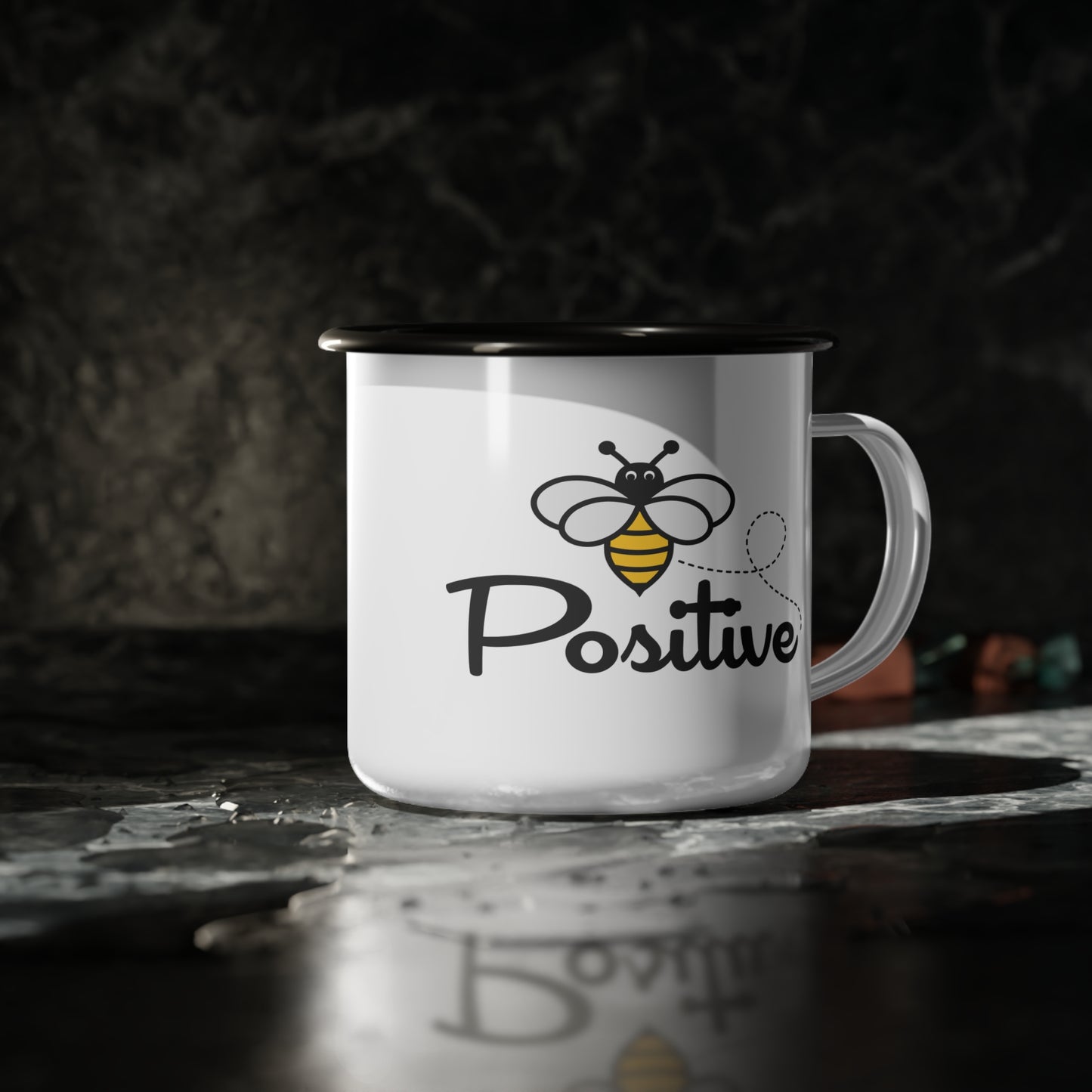 Bee Positive Camp Mug