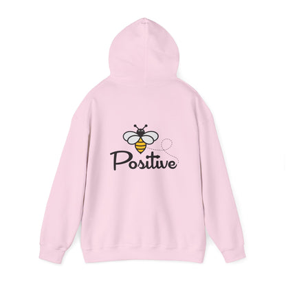 Bee Positive Unisex Hooded Sweatshirt