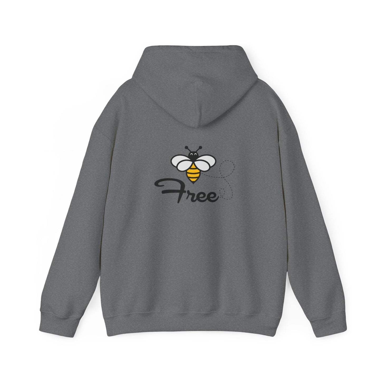 Bee Free Unisex Hooded Sweatshirt