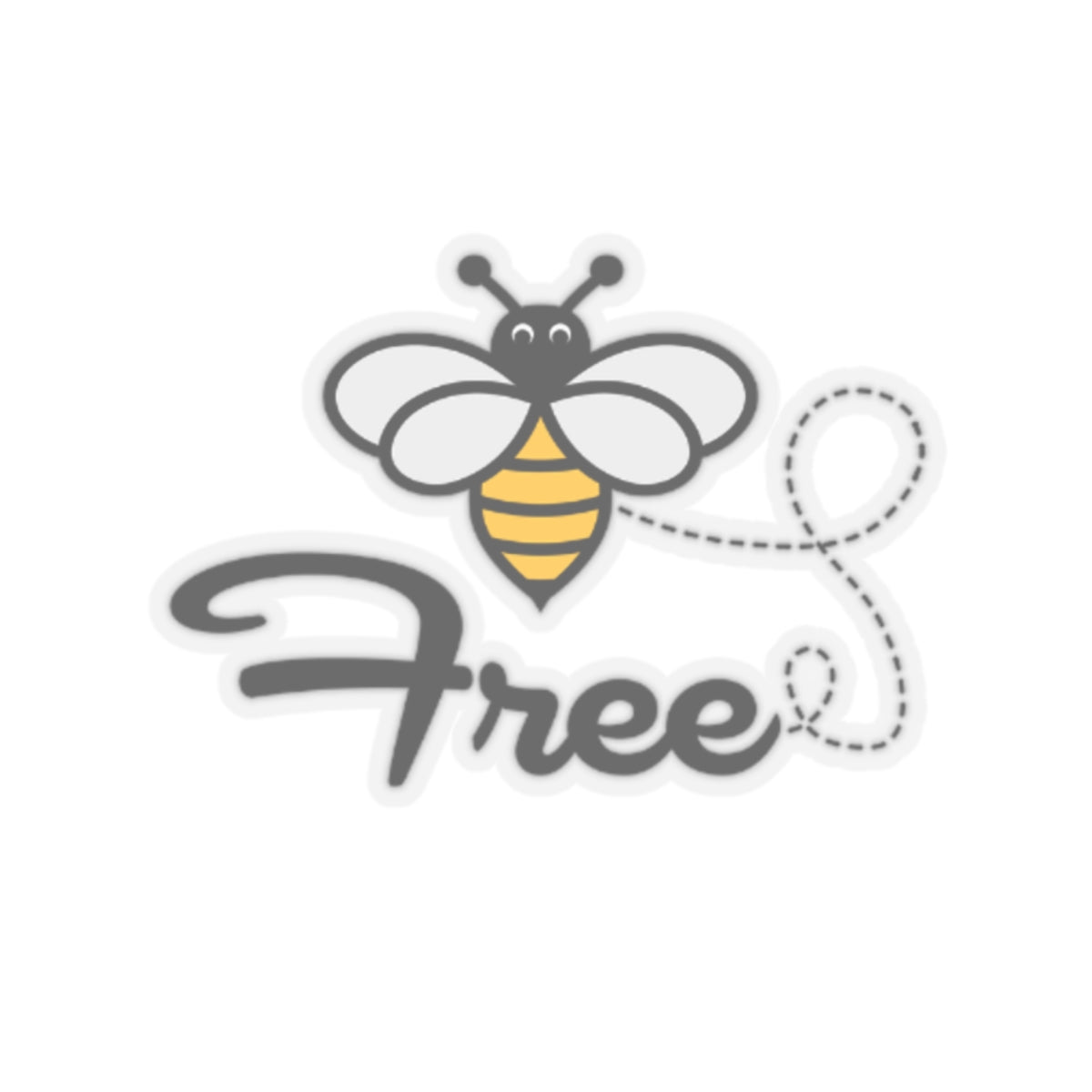Bee Free Kiss-Cut Stickers