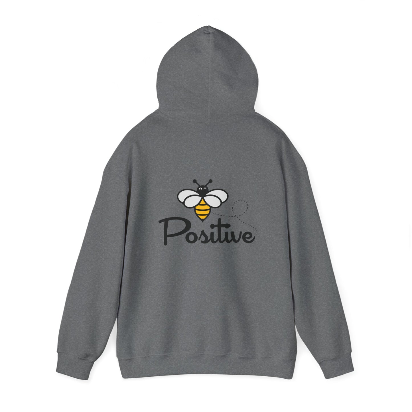 Bee Positive Unisex Hooded Sweatshirt