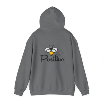 Bee Positive Unisex Hooded Sweatshirt