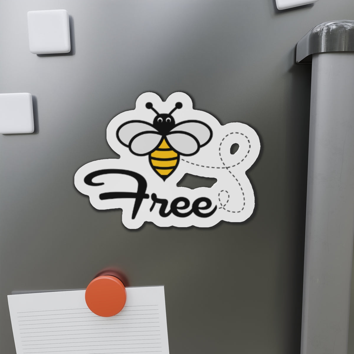 Bee Free Die-Cut Magnets