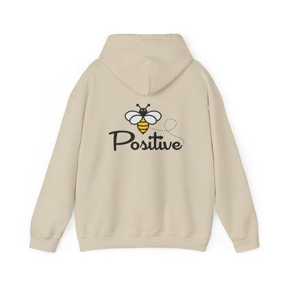 Bee Positive Unisex Hooded Sweatshirt