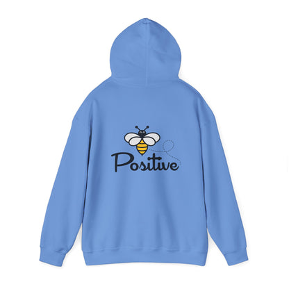 Bee Positive Unisex Hooded Sweatshirt