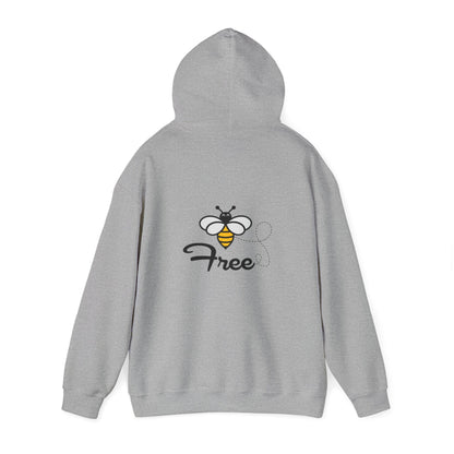 Bee Free Unisex Hooded Sweatshirt