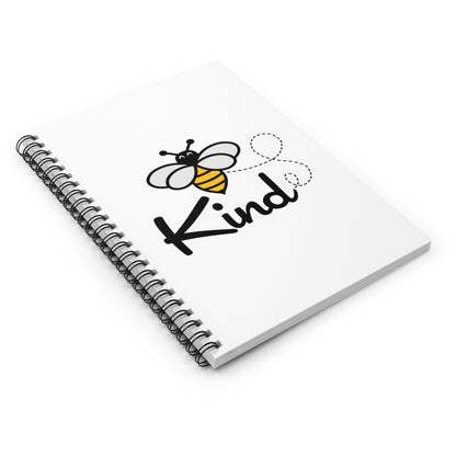 Bee Kind Spiral Notebook - Ruled Line