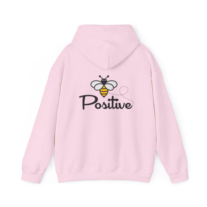 Bee Positive Unisex Hooded Sweatshirt