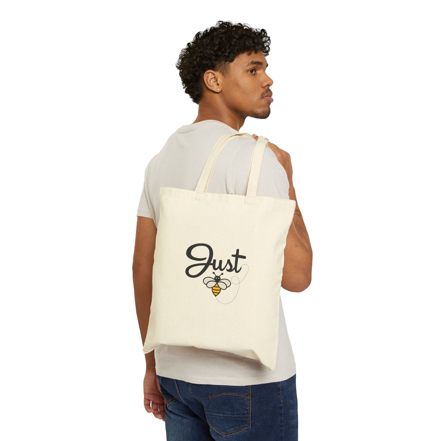 Just Bee Cotton Canvas Tote Bag
