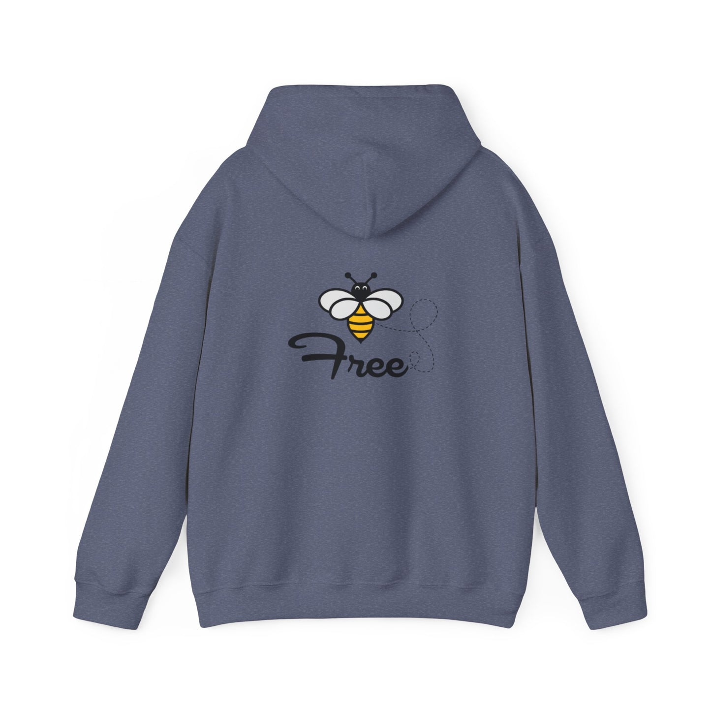 Bee Free Unisex Hooded Sweatshirt