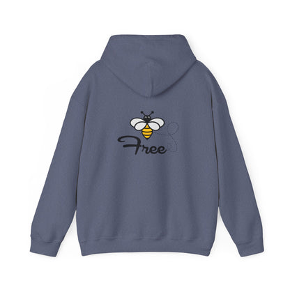 Bee Free Unisex Hooded Sweatshirt