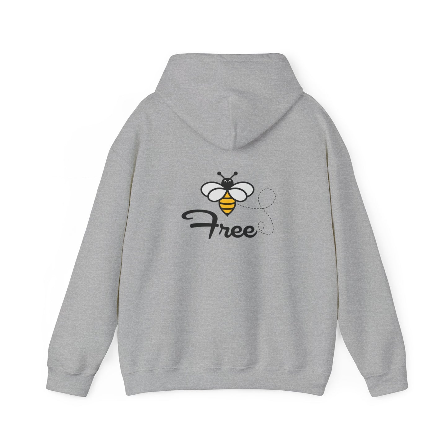 Bee Free Unisex Hooded Sweatshirt