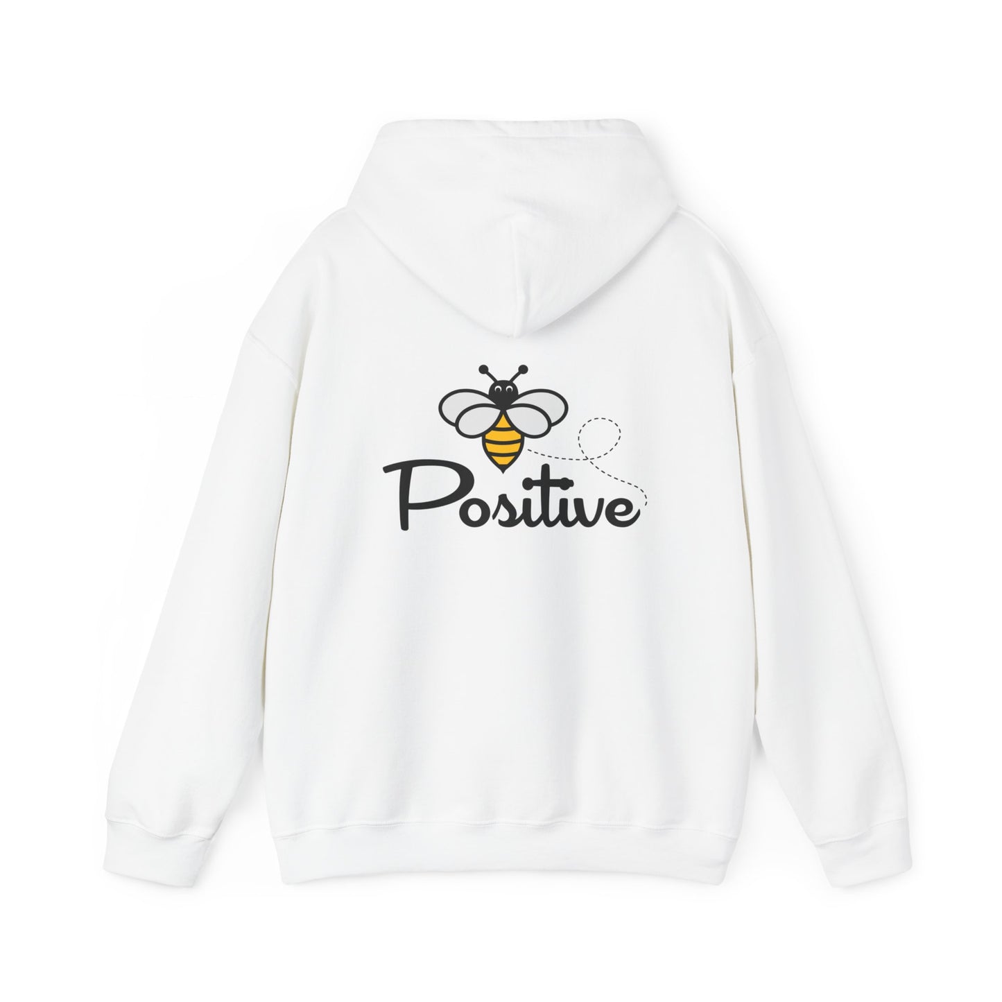 Bee Positive Unisex Hooded Sweatshirt