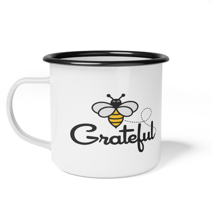 Bee Grateful Camp Mug