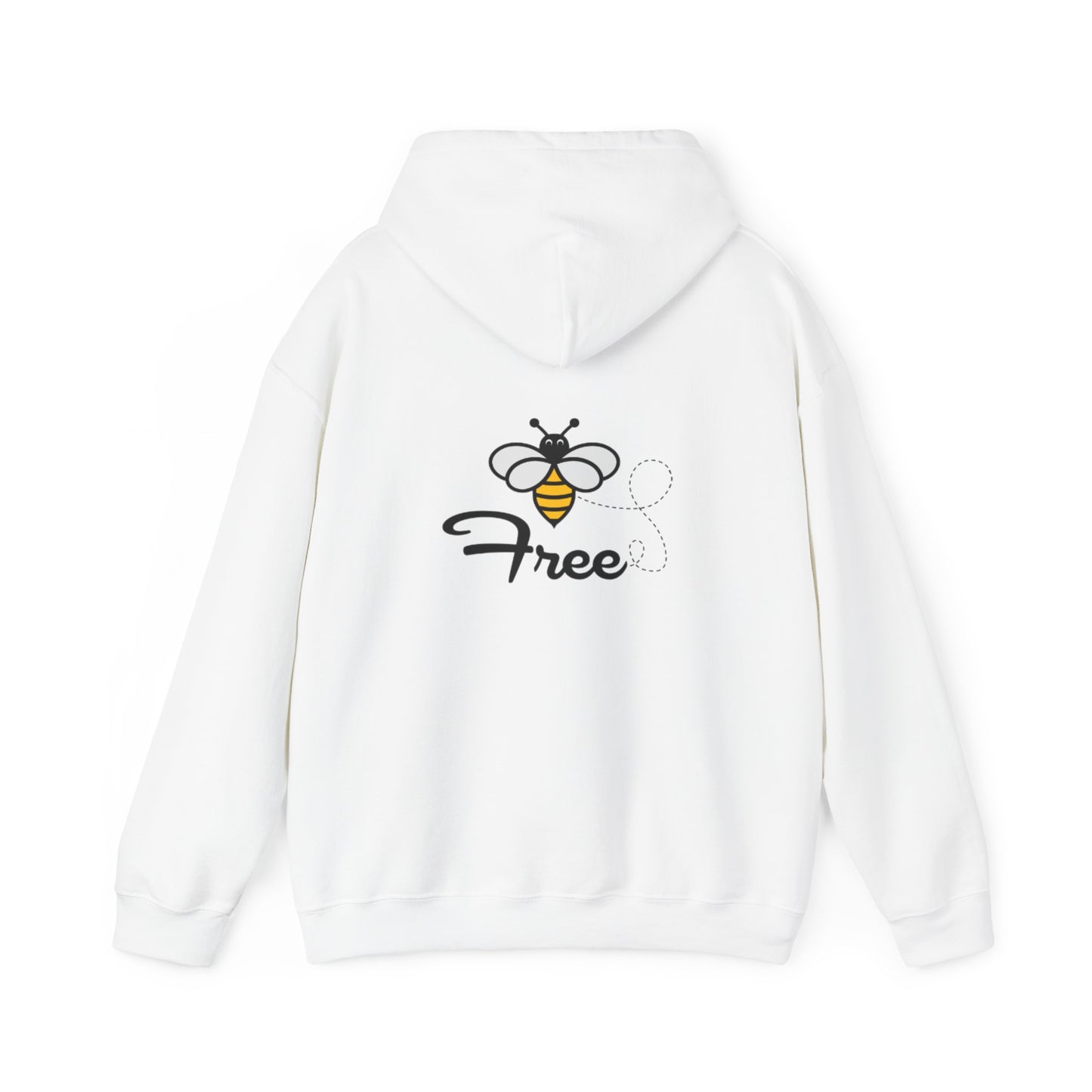 Bee Free Unisex Hooded Sweatshirt