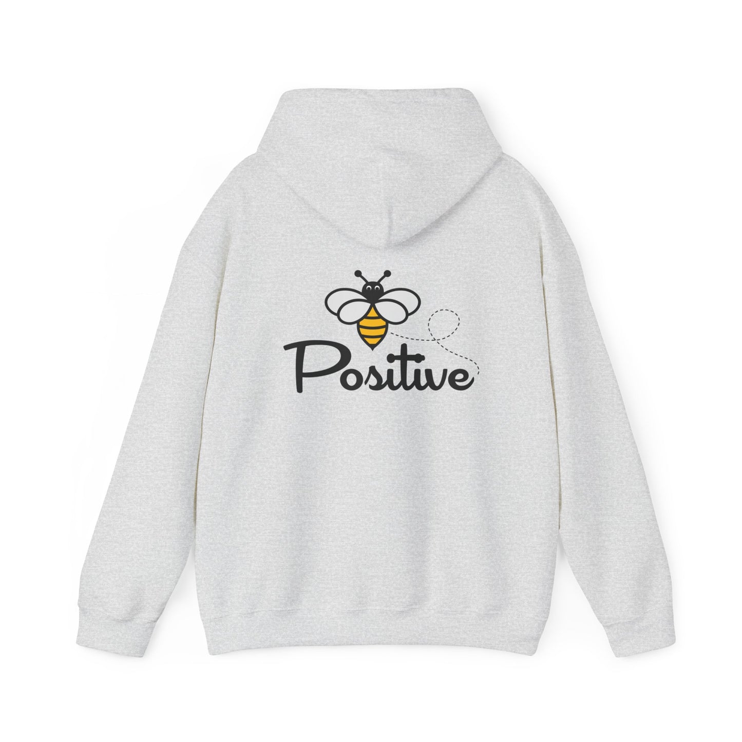 Bee Positive Unisex Hooded Sweatshirt