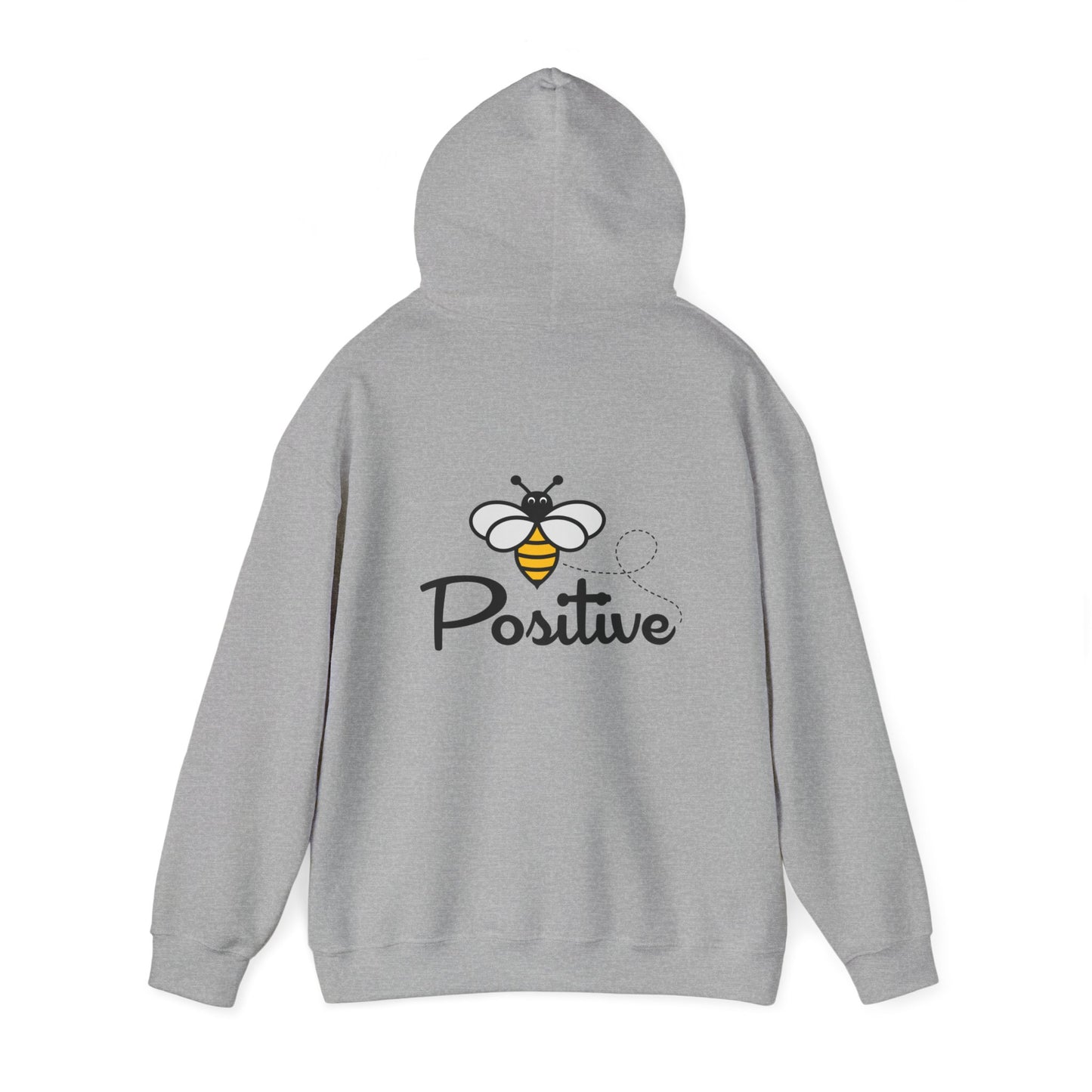Bee Positive Unisex Hooded Sweatshirt