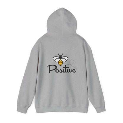 Bee Positive Unisex Hooded Sweatshirt