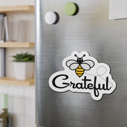 Bee Grateful Die-Cut Magnets