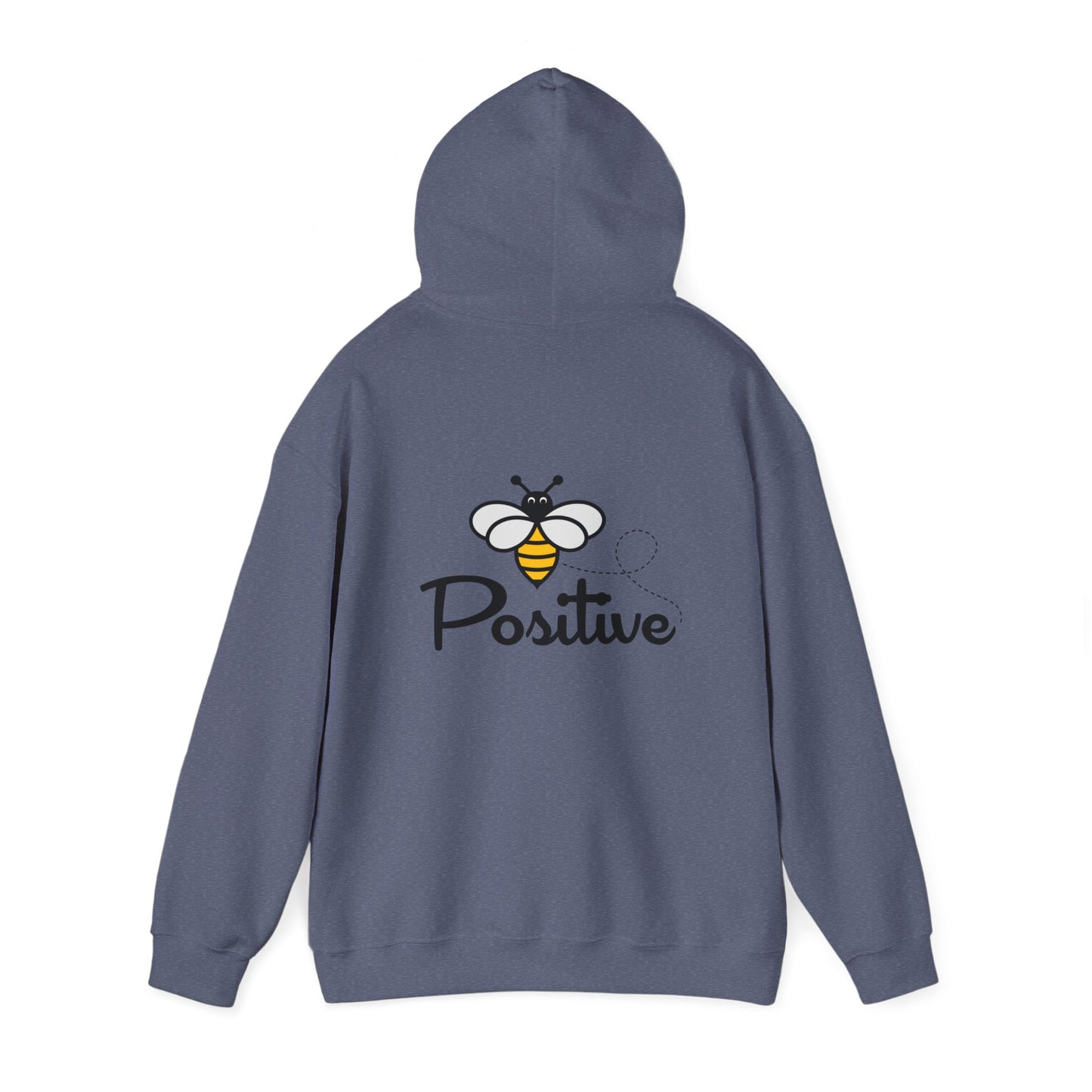 Bee Positive Unisex Hooded Sweatshirt