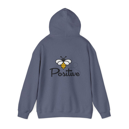 Bee Positive Unisex Hooded Sweatshirt