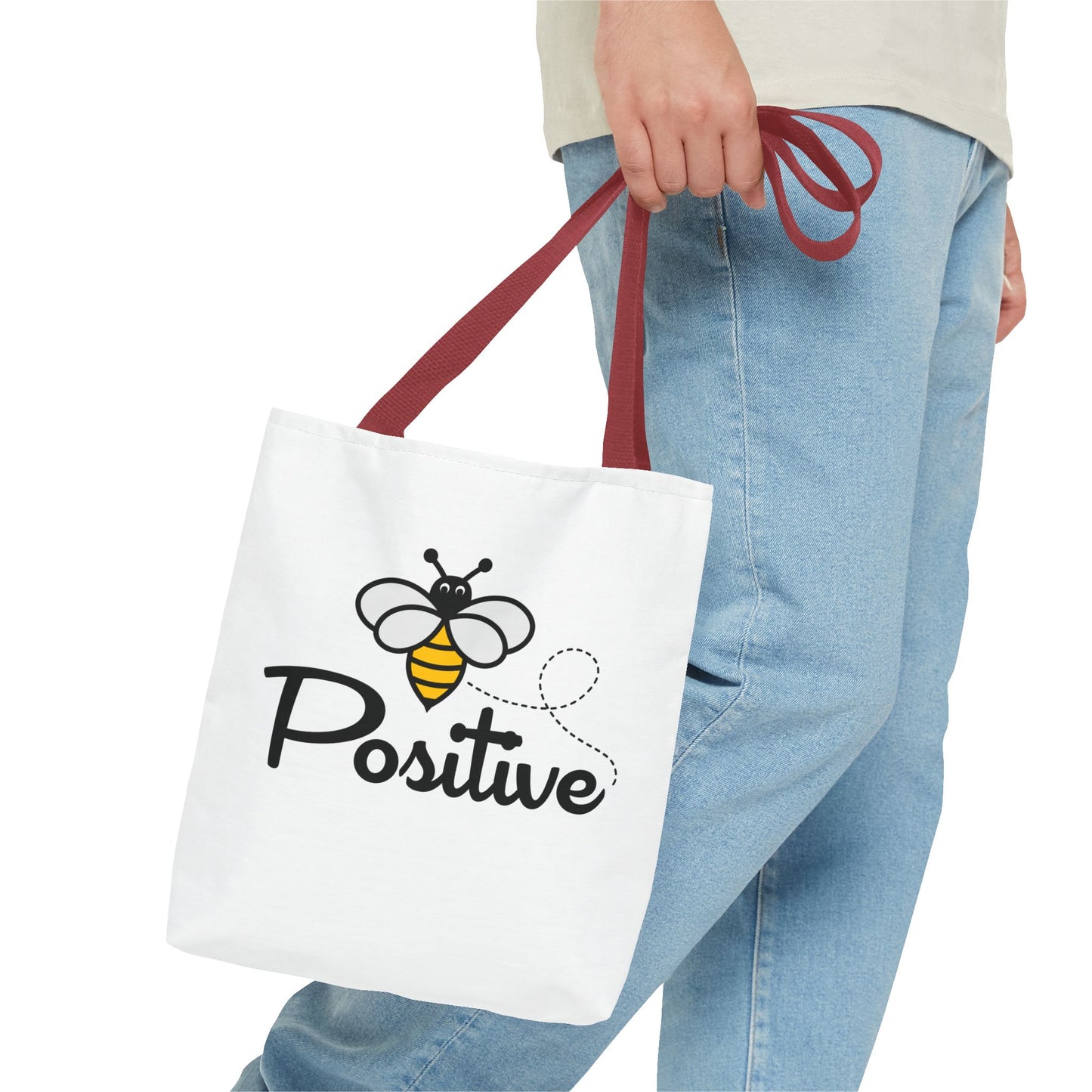 Bee Positive Tote Bag