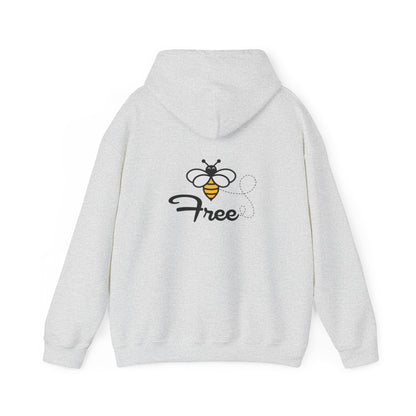 Bee Free Unisex Hooded Sweatshirt