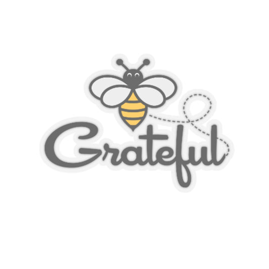 Bee Grateful Kiss-Cut Stickers