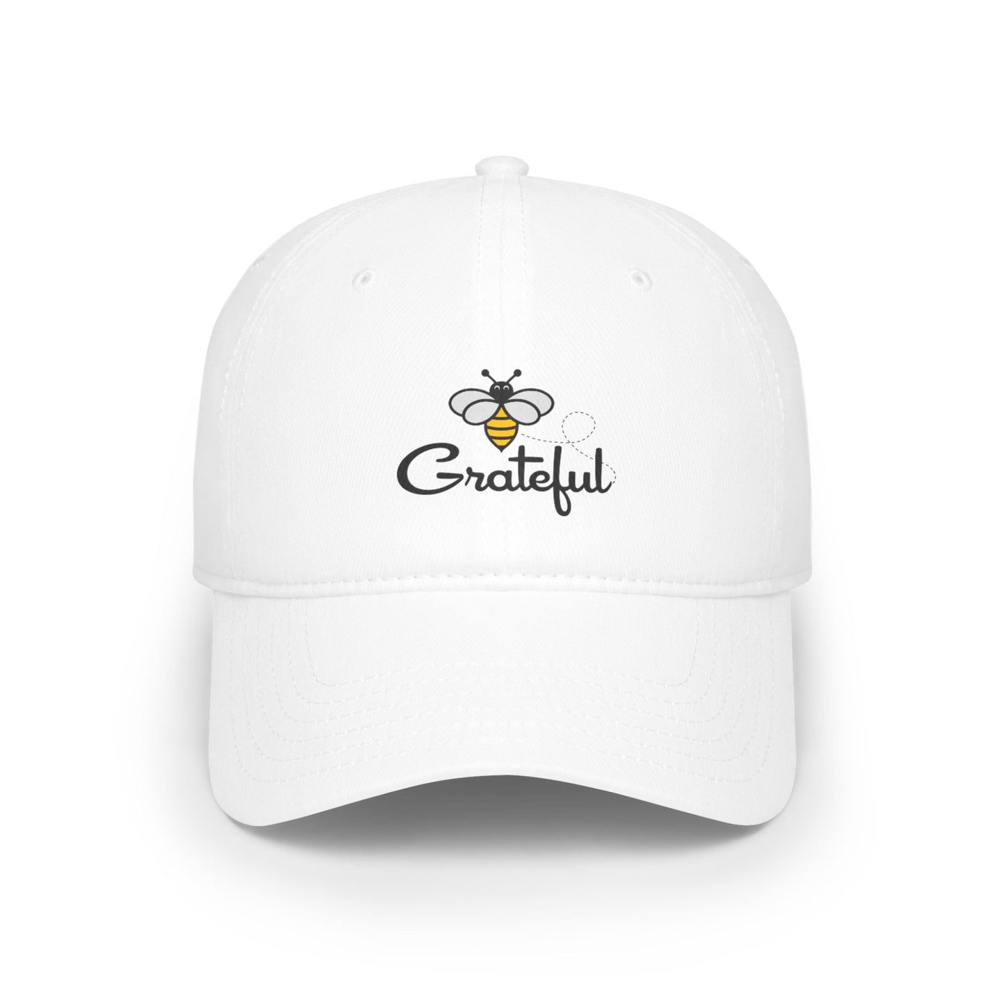 Bee Grateful Low Profile Baseball Cap