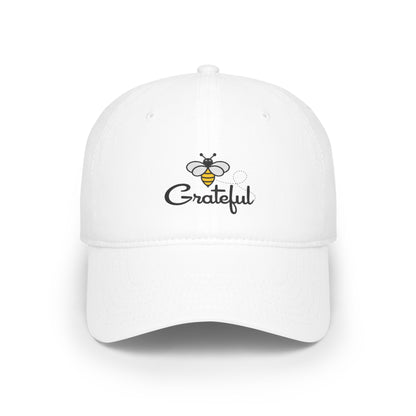 Bee Grateful Low Profile Baseball Cap